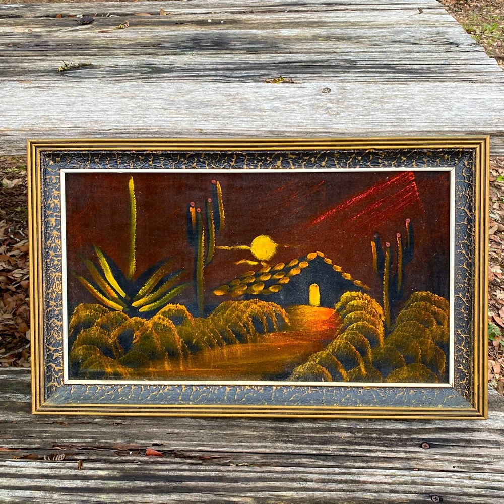 Southwest Velvet Painting